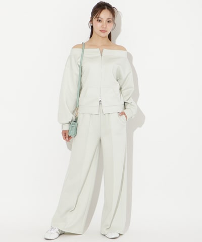 【3/12(thu)10時発売】フロントピンタックスウェットパンツ