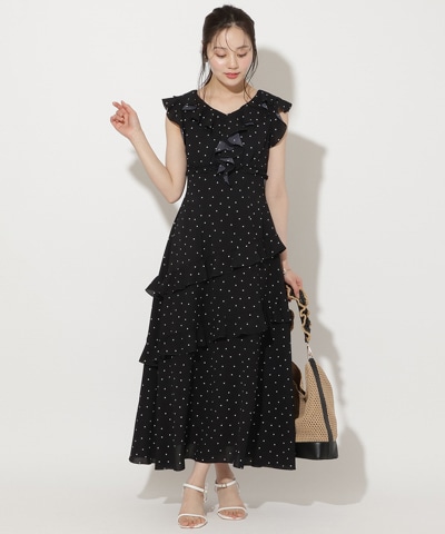 【6/11(thu)発売】ラッフルフリルティアードワンピース