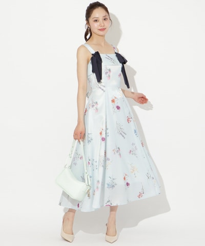 【3/12(thu)発売】ボタニカルフラワーシアーワンピース