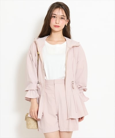 【セットアップ対応】UVカットペプラムブルゾン