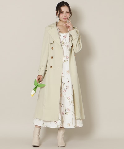 【Tulip Series】オリジナルフレアトレンチコート