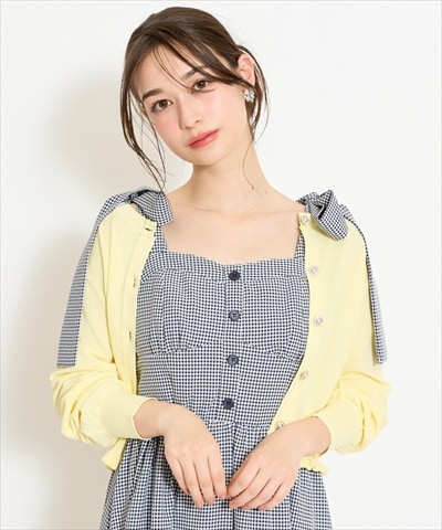 フリルヘムUVカットカーディガン