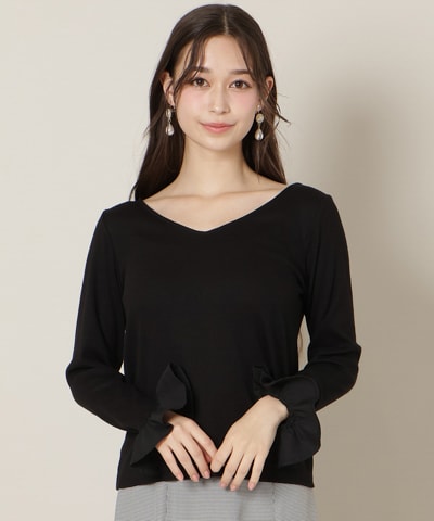 フリルカフスインナートップス