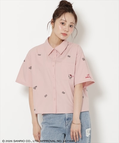 WILLSELECTION×HELLO KITTY 刺繍クロップドシャツ | トップス