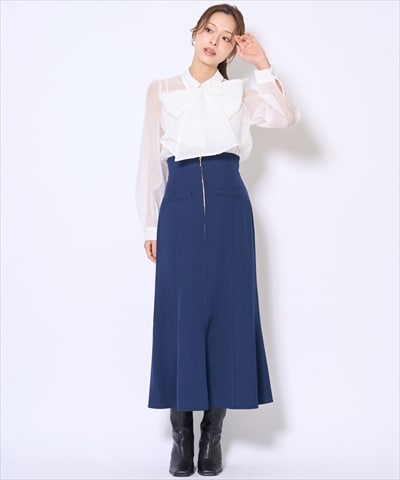 フロントZIPマーメイドスカート