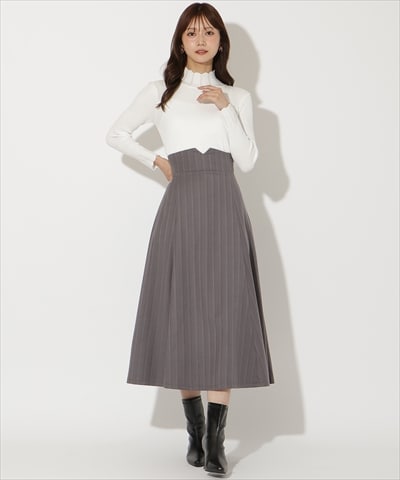 ビッグリボンフレアスカート