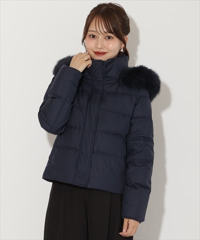 FOXファー付きショートダウン