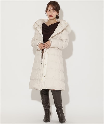 FOXファー付きミドルロングダウン