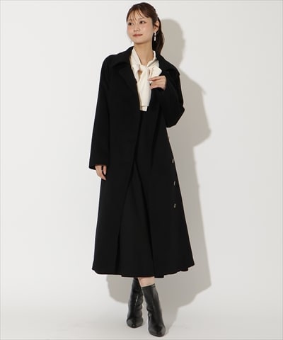 ウールビーバーロングコート