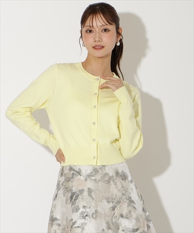 H3637-81◾️フェラガモ　シルク混　半袖ニット　カーディガンアンサンブル H3637-81◾️フェラガモ シルク混 半袖ニット カーディガンアンサンブル