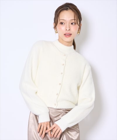 ラメフェザーニットアンサンブル