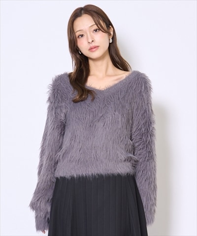 ロングフェザープルオーバー