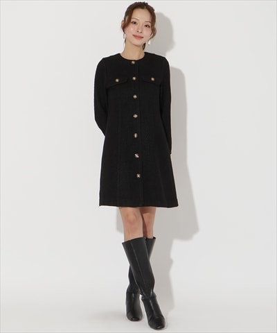 アンドクチュール フルーツ柄ワンピース アンドクチュール And Couture ワンピース アンドクチュール フルーツ