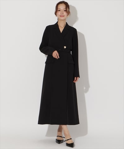 トレンチ風ワンピース