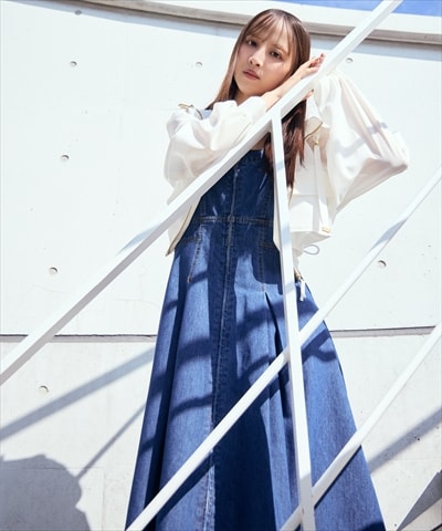 【先行予約受付中】デニムジャンパースカート