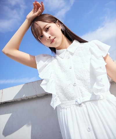 【先行予約受付中】レースフリルシャツワンピース