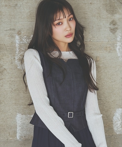 シアーランダムリブニットプルオーバー