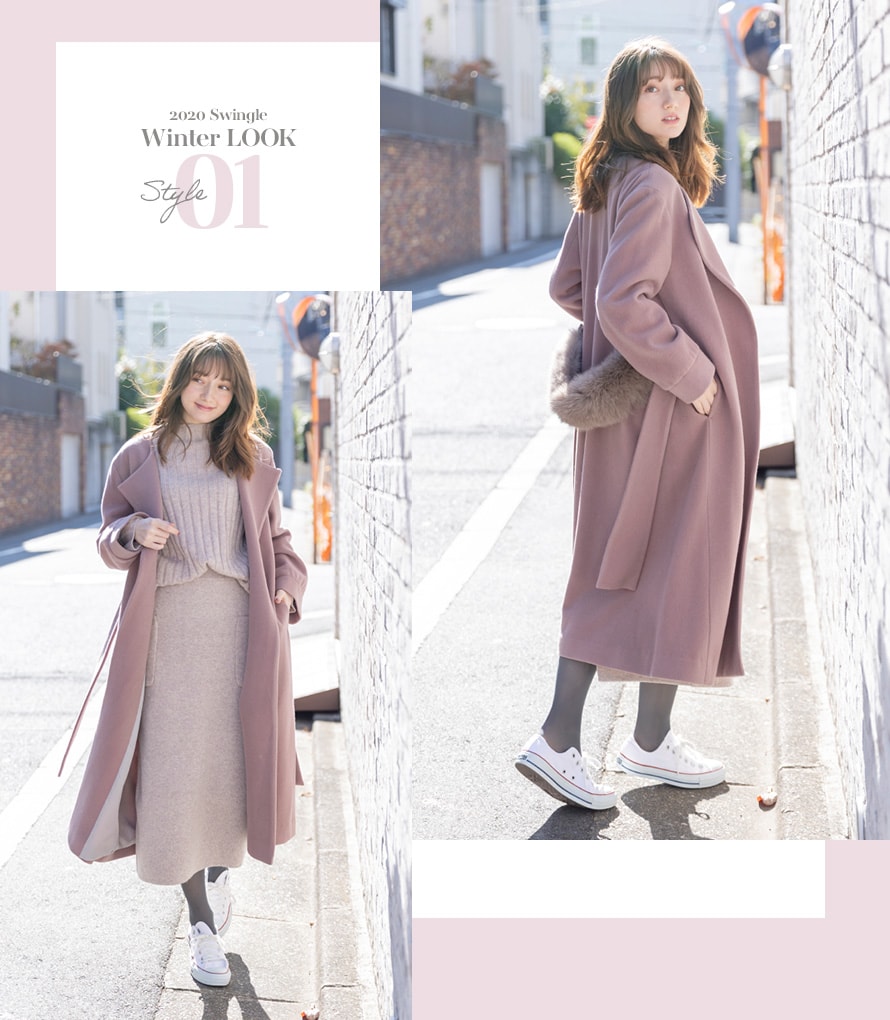 Swingle ティファニー春香さんが着る Winter Look 公式オンラインショップ バーンデストローズ