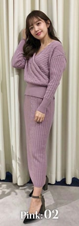 Swingle 玉田理沙さんが着る シチュエーション別 Cache Coeur Knit Up