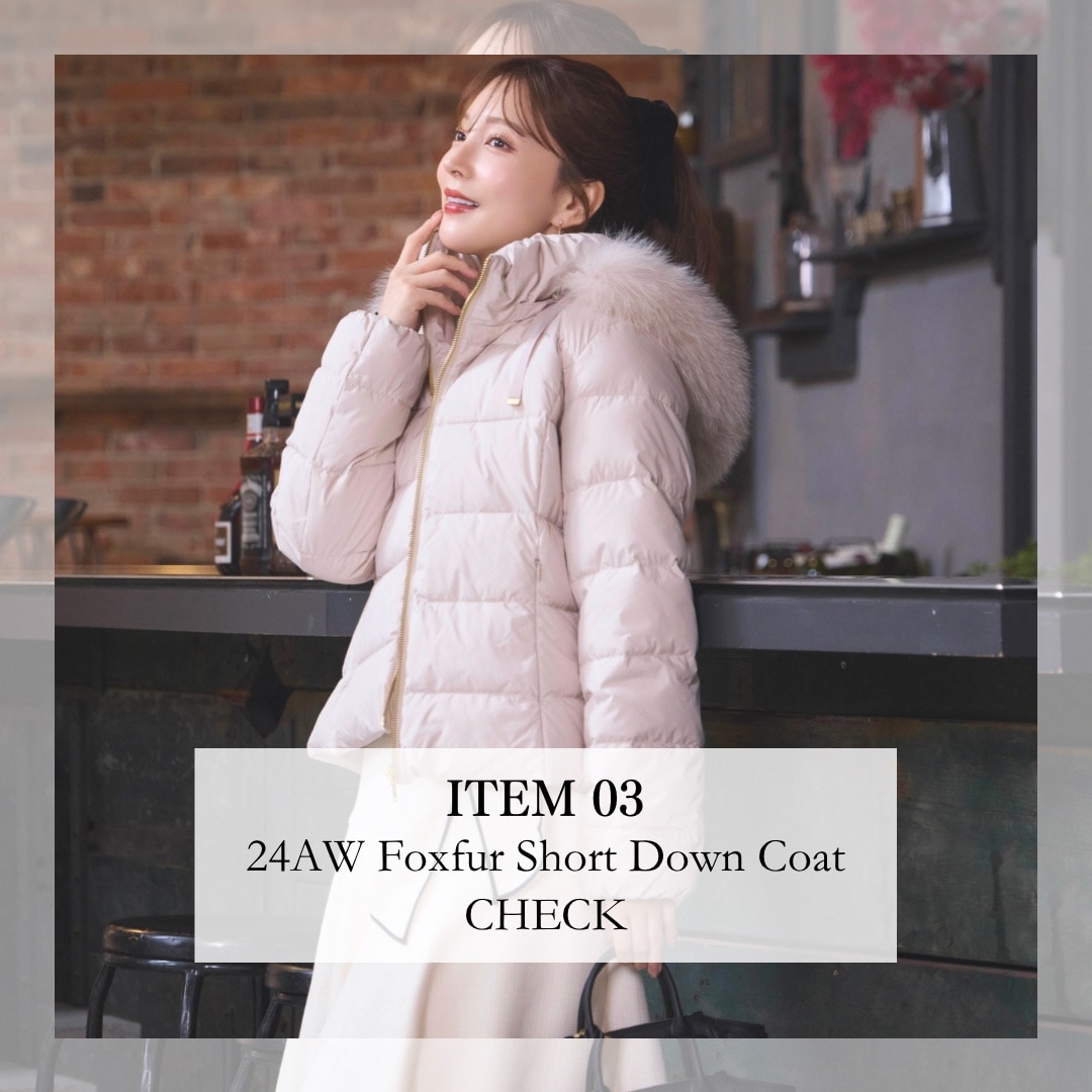 Swingle 241114_outer collection 徹底解説 Foxfur Short Down