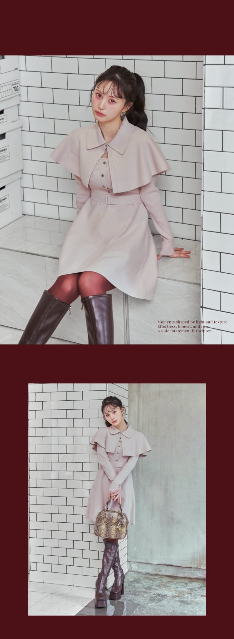 REDYAZEL 2025 ワンピース セットアップ レディース 秋服 冬服