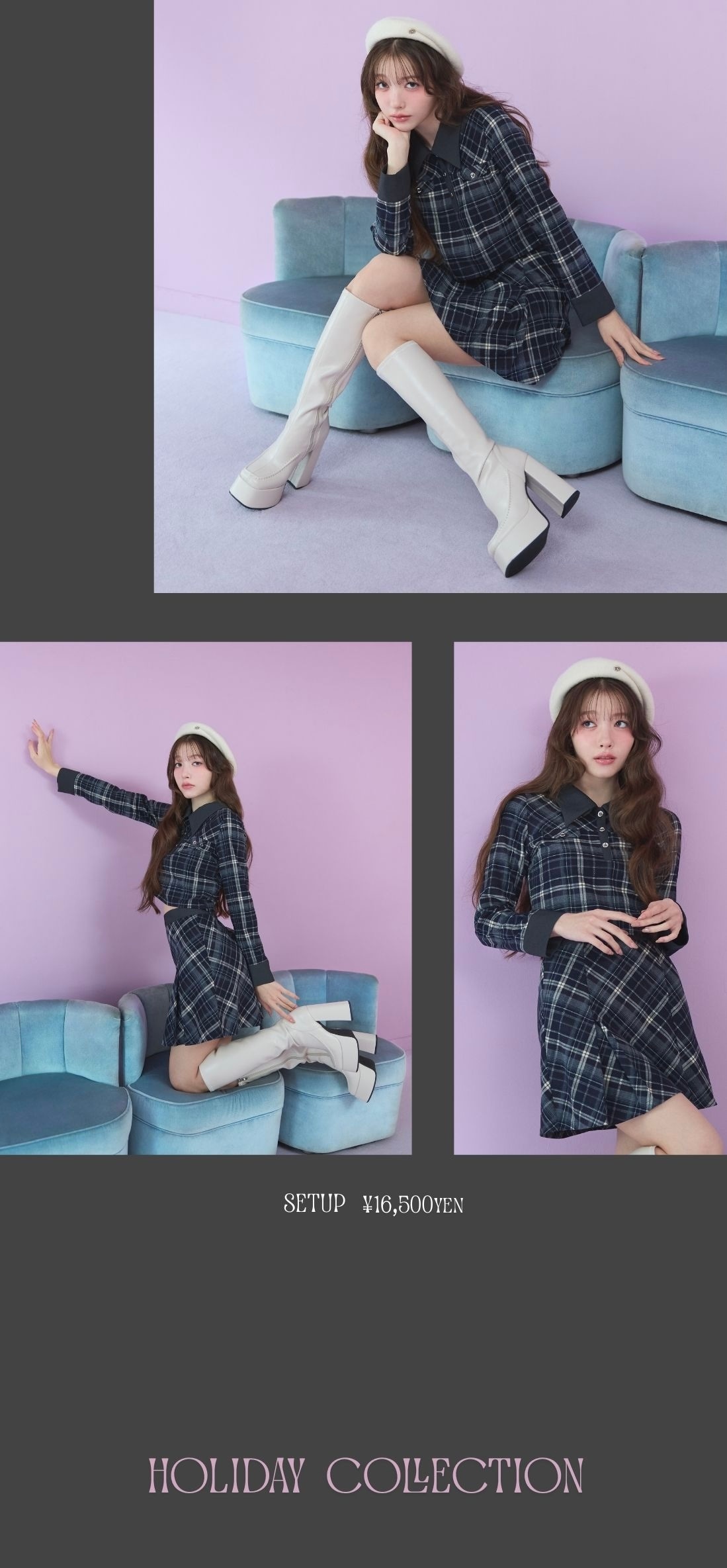 REDYAZEL 2025 ワンピース セットアップ レディース 秋服 冬服