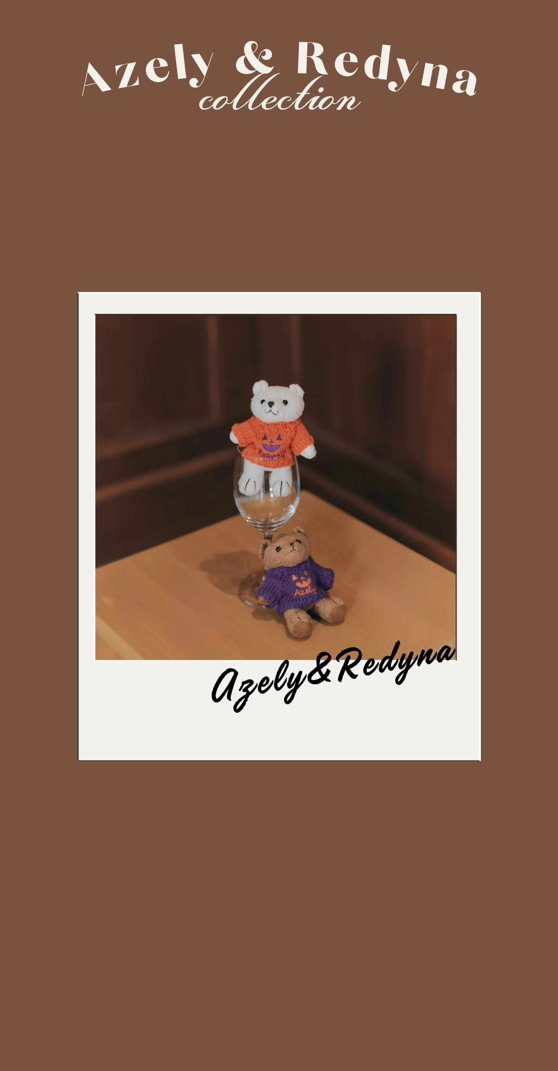 REDYAZEL 2026 =LOVE 大場花菜 Azely Redyna テディベア カーディガン ハロウィン レディース 秋服 冬服