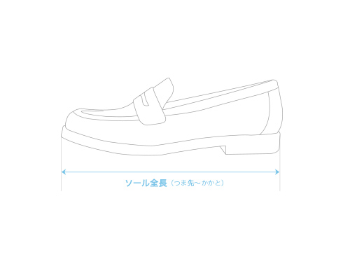 パンプス上からの図