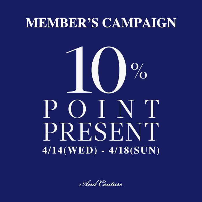 MEMBER'S CAMPAIGN 10%POINT PRESENT