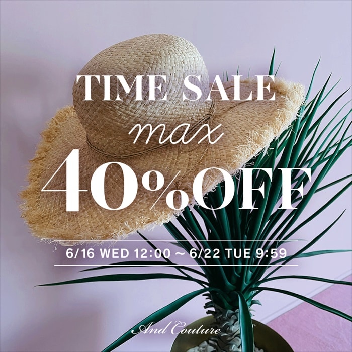 【TIME SALE max 40%OFF】