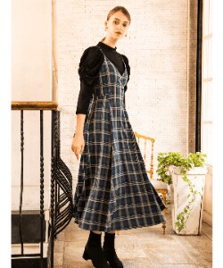 【バックリボンキャミワンピース】