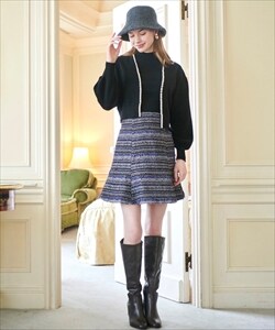 ツイードミニスカート