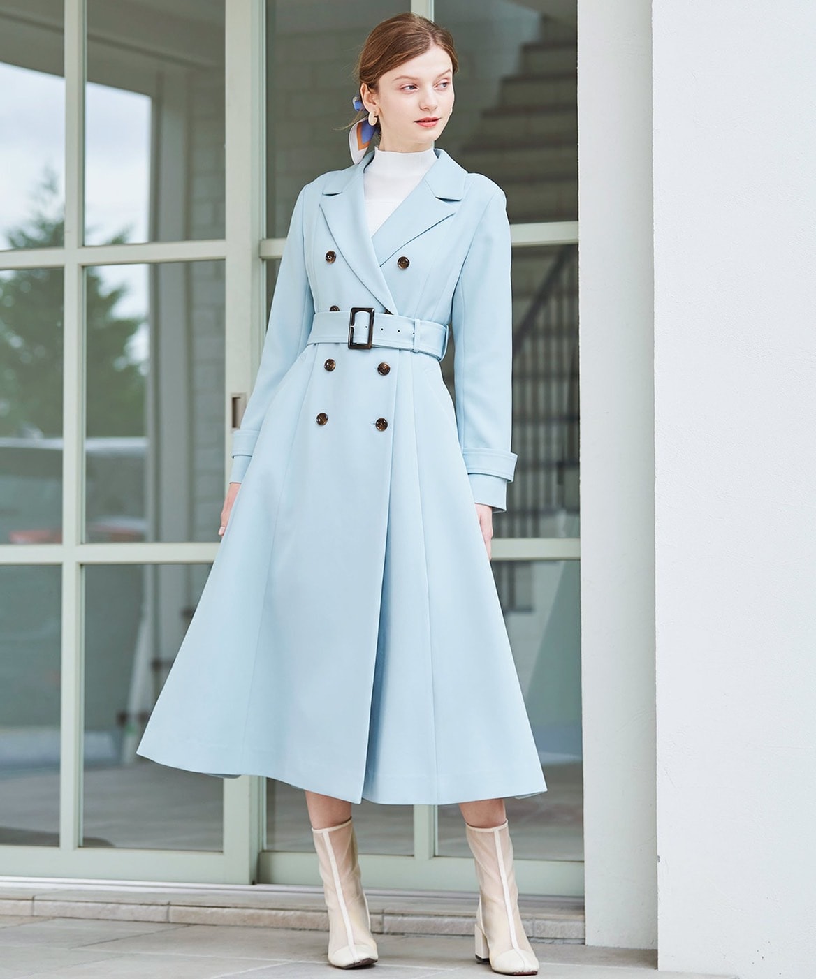 ダブルブレストドレスコート