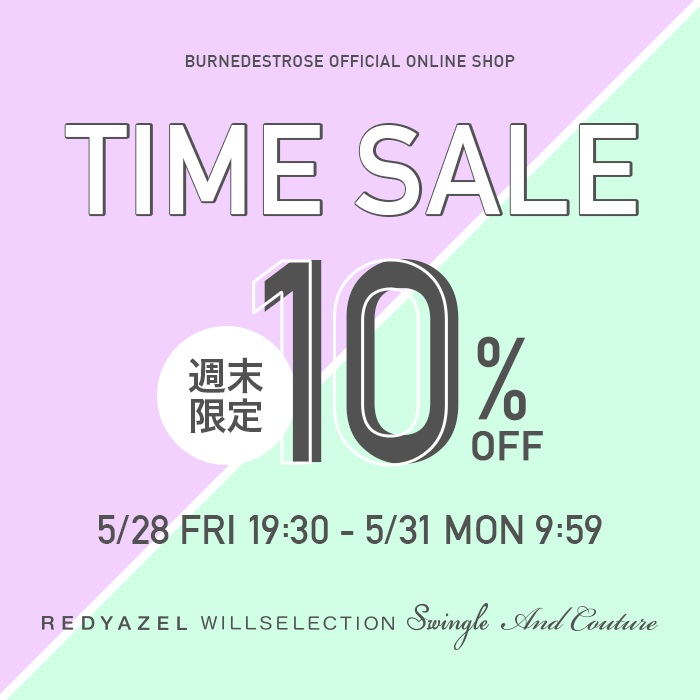 【TIME SALE 10%OFF】