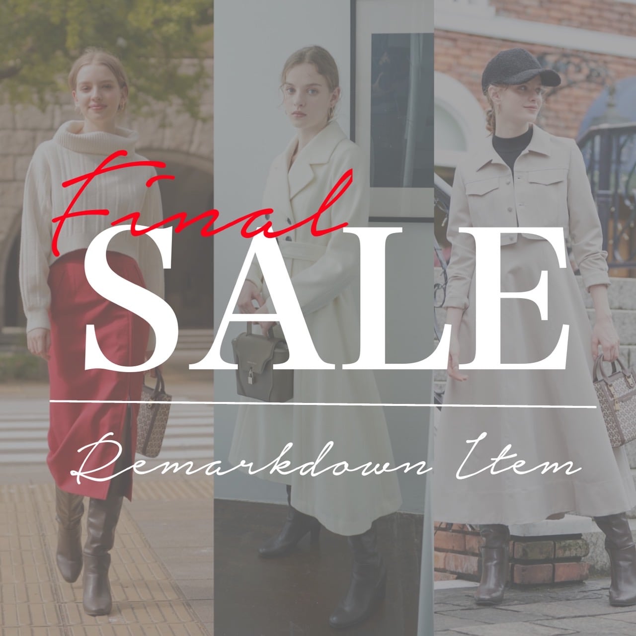 公式オンラインショップにてFINAL SALE開催!!