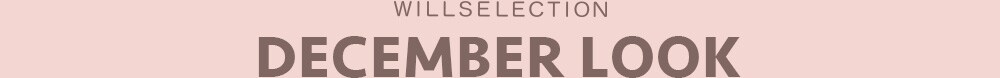 WILLSELECTION DECEMBER LOOk