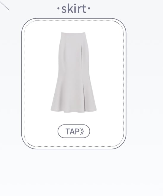 スウェットマーメイドスカート